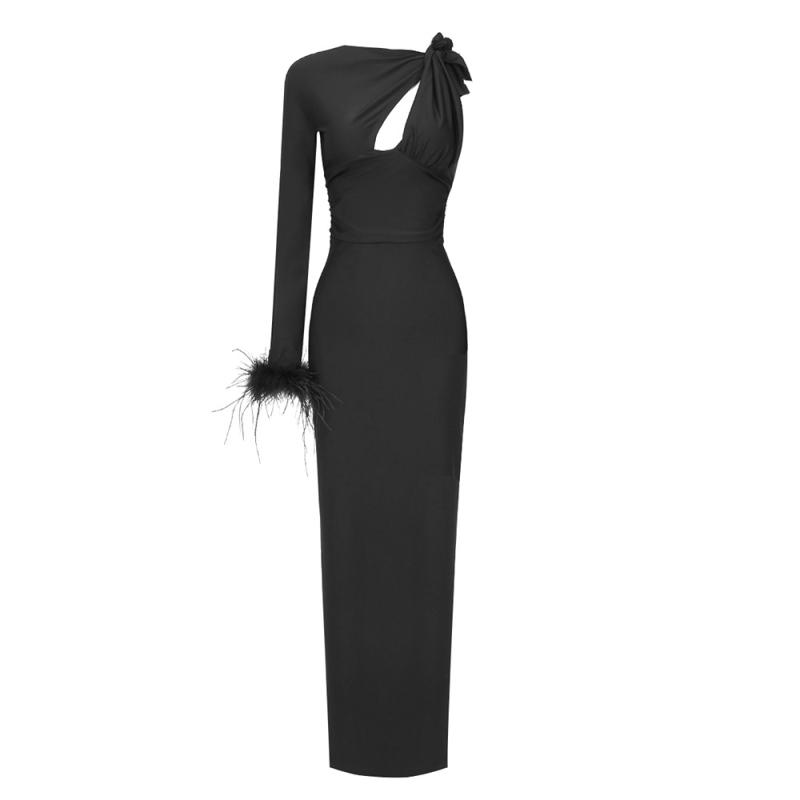 Dresses | Womens Jersey Long Dress With Halter Neck