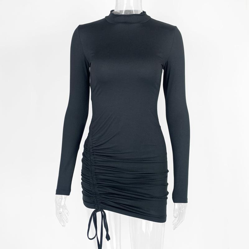 Knitwear | Womens Draped Knitted Midi Dress