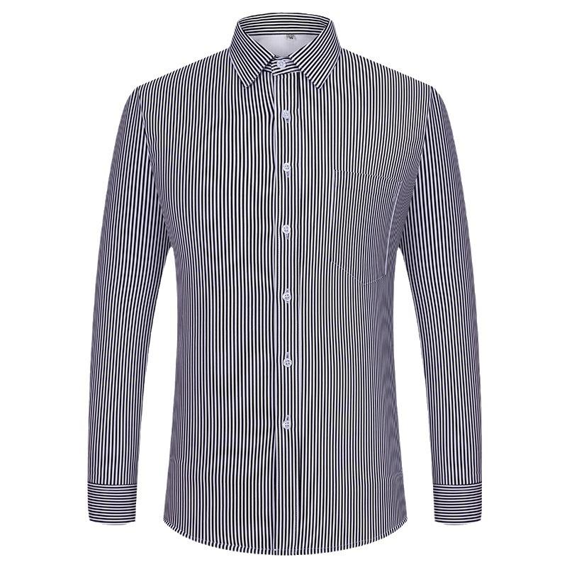 Shirts | Mens Striped Jacquard Cotton Shirt