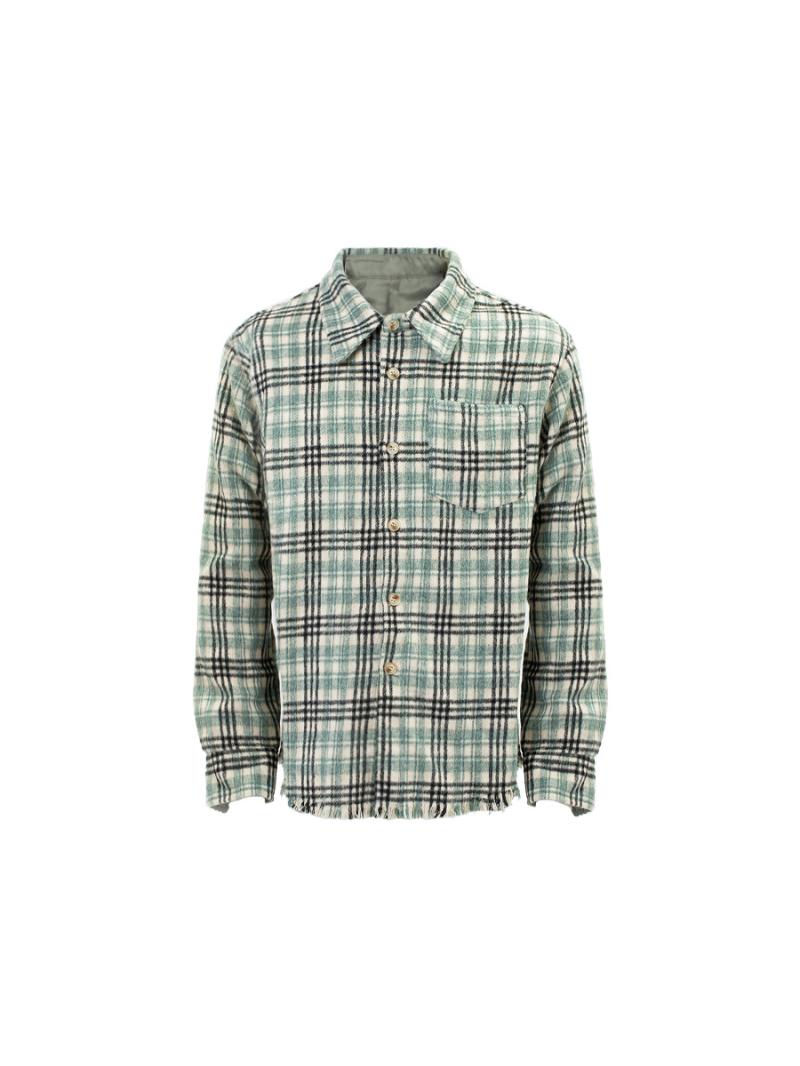 Shirts | Womens Embroidered Check Cotton-Blend Shirt